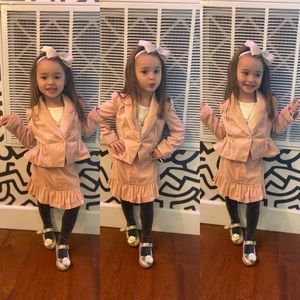 Pink Rachel Zoe girl suit